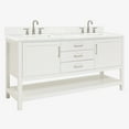 thumbnail image 7 of Ariel R072dcqrvo Bayhill 72" Free Standing Double Basin Vanity Set - White, 7 of 7