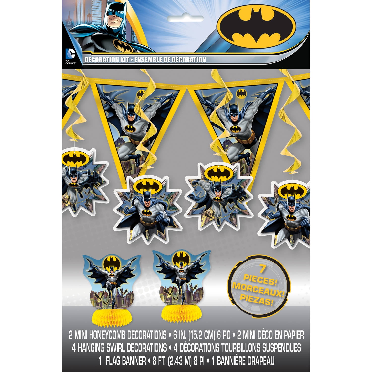 Birthday PARTY RANGES Tableware Balloons Decorations DC Comics Details about   BATMAN 