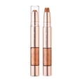 thumbnail image 2 of 2-in-1 Eyeshadow Stick, Gradient Pearl Earth Tones, Glitter Eyeshadow Contour & Eyebrow Highlighter Pen for Eye Make, Creamy Blendable Formula，Portable And Mixed (#02, 6.5ml), 2 of 6