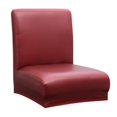 thumbnail image 1 of AMLESO Elastic Solid Stool Short Back Dining Chair Slipcover Modern Removable Anti-dirty Kitchen Seat Stretch Chair Cover red, 1 of 8