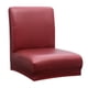 thumbnail image 1 of Funda para silla de comedor, funda para asiento, funda para taburete, protectores elásticos para sillas cortas Vino rojo, 1 of 9