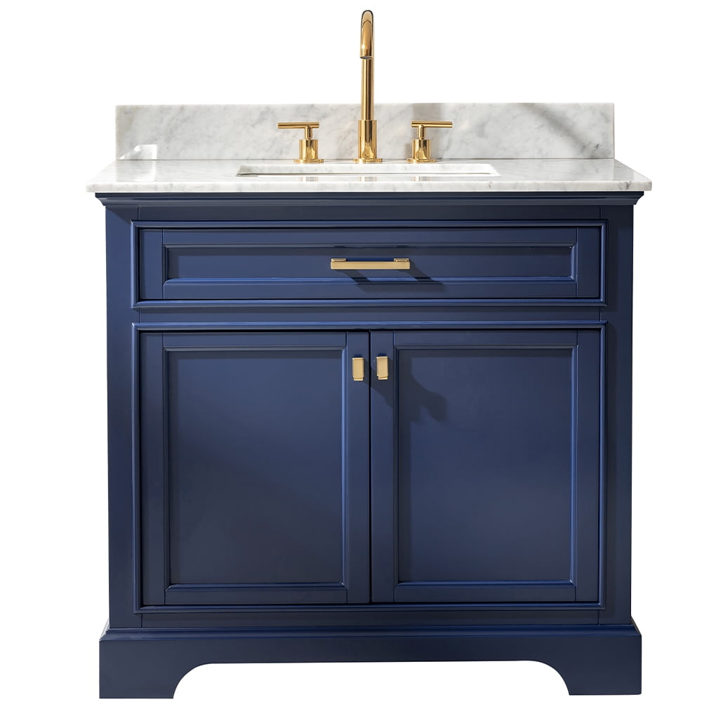 36 Tennant Brand Beatrice Navy Blue, Bathroom Vanity Blue