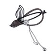 thumbnail image 1 of Ofertas Únicas 1 Pc Clip para Peinado de Cola de Pescado con Borlas Clásico para Niñas 4.72"x2.56"x1.18" Negro, 1 of 3