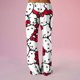 thumbnail image 5 of Cartoon Cat Pajama Pants Hellow Cat Indoor Pants For Women Girls Cute Cat Flannel Comfy Sleep Bottoms, 5 of 5