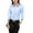Blue, variant on Women's Long Sleeves Office Buttons Blouse Shirt T-Shirt Top