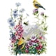 thumbnail image 1 of (DA690) Hilo Algodón Ecológico para Bordado No Manchú 14CT 2 Hebras Impresión 38*48cm Pájaros Y Flores 1 Kit Serie en Punto Cruz (borde Gancho), 1 of 9