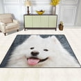 thumbnail image 3 of SKYSONIC Lightweight Carpet Mats Area Soft Rugs Floor Mat Rug Home Decoration for Kids Room Living Room 63 x 48 inches Samoyed Dog at Home, 3 of 6