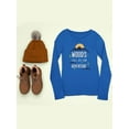 thumbnail image 3 of Woods Call Us For Adventure Long Sleeve Toddler -Image by Shutterstock,  5 Toddler, 3 of 4