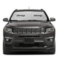 thumbnail image 2 of Jeep Logo Universal Fit One-Piece Easy Folding Silver Reflective Fabric Windshield Sun Shade (size: 75.5"x 37.5"), 2 of 5