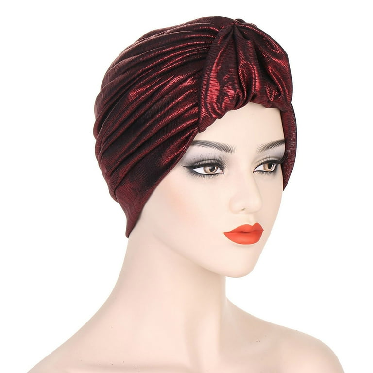 Women’s Satin Lined Turban Hair Wrap Chemo Scarf women african print satin lined turban hat - Temu United  main image 2
