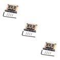 thumbnail image 4 of maskred Professional Piano Bridge with Wrench Adjustable Bridge Tailpiece Lightweight Wear-resistant Saddle 3 String Cigarbox 3Set, 4 of 6