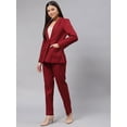 thumbnail image 6 of Tweed Pantsuit - Wine Red, 6 of 6