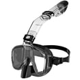 thumbnail image 2 of Máscaras de buceo plegables antiniebla, máscara de esnórquel con sistema superior de secado completo para natación libre, equipo de esnórquel profesional para adultos y niños, 2 of 4