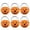Orange, variant on 6 Pack Mini Plastic Pumpkin Candy Buckets with Handles, 14cm Halloween Trick or Treat Portable Pails, Lantern Candy Holder for Halloween Party Decor & Trick-or-Treat