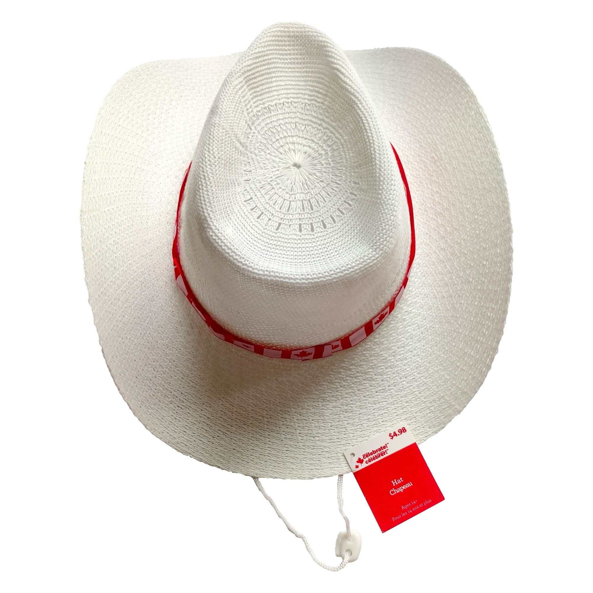 Way to Celebrate White Hat with Canada Flag Band