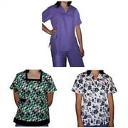 Medgear Scrub 4pc Combo Pack - Dotted Fl