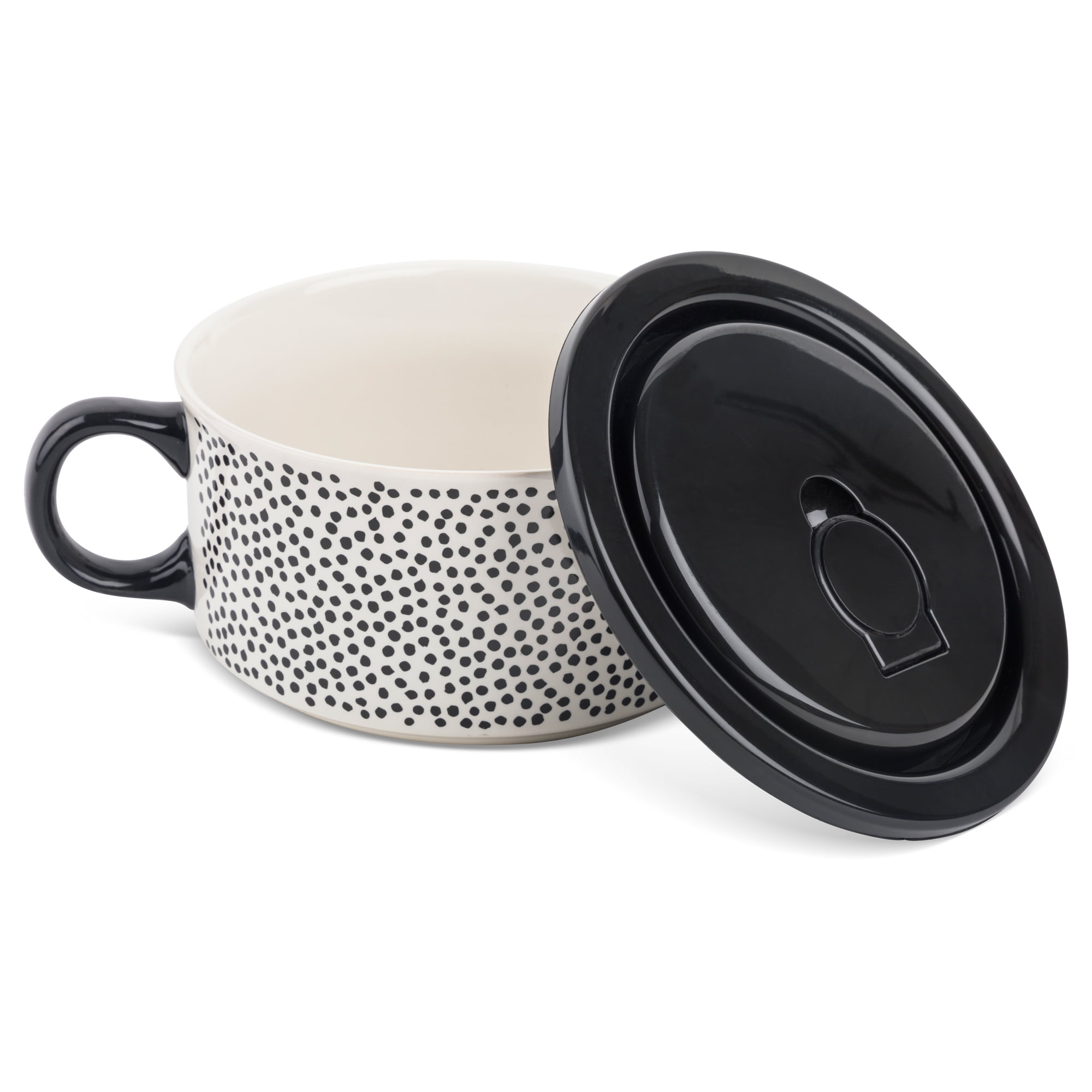 Thyme & Table Stoneware 23oz Dot Soup Mug - Walmart.com