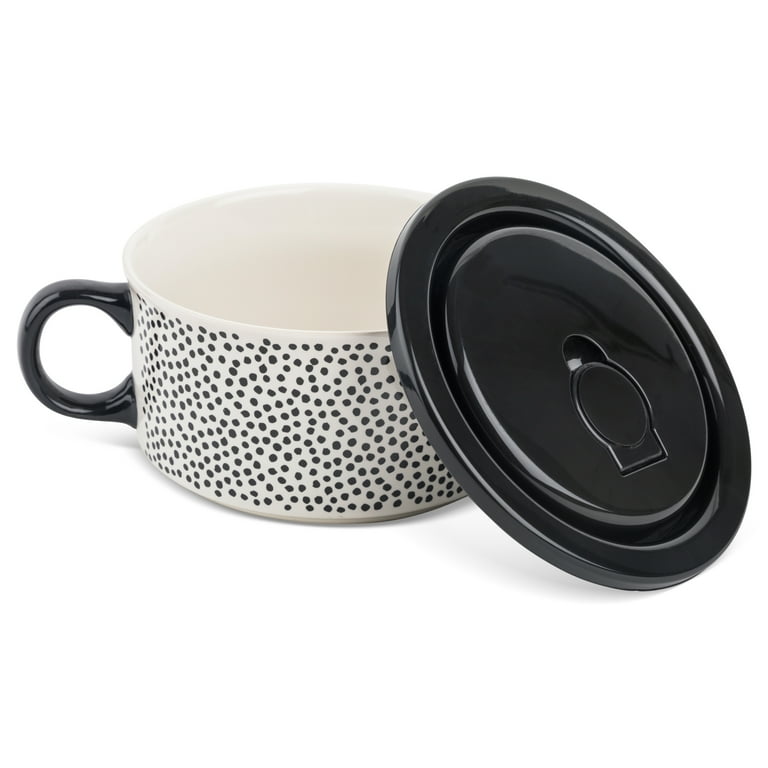 Thyme & Table Stoneware 23oz Dot Soup Mug - Walmart.com