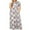 White, variant on Aoochasliy Trendy Dress Plus Size Women Casual O-Neck Summer Short Sleeve Print Loose Pocket Long Dress