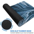 thumbnail image 3 of Precision and Style for Your Gaming Experience: Extended XL Mousepad with Black Marble Fluid Design, Non-Slip Rubber Base, 31.5x11.8in Keyboard Mat., 3 of 7