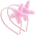 thumbnail image 2 of WORGEOUS 2 PCS Kids Lectin Diadina Star Star Band Band Band Blitter Star Star Dadband Diadema de niña para niños pequeños, 2 of 8