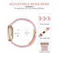 thumbnail image 2 of Wearlizer Resin Band Compatible with Fitbit Versa 4/Fitbit Versa 3/Fitbit Sense/Sense 2 Bands for Women, Fashion Lightweight Wristband with Buckle for Sense/Versa 3, 2 of 6