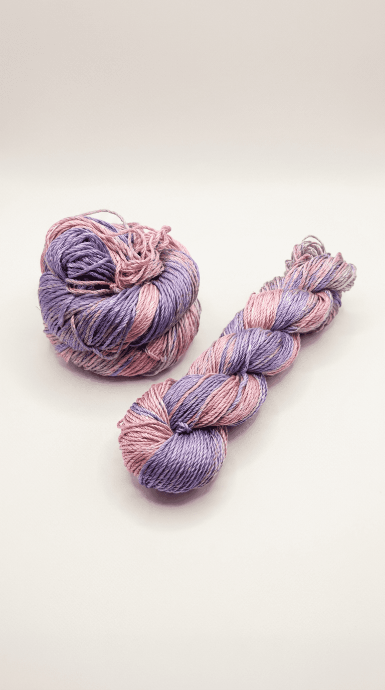 Knitsilk 3 Ply 100% Mulberry Silk Lace Weight Yarn | Perfect for Knitting & Crocheting and Weaving | Fine Quality Silk Yarn for Luxurious Creating Projects.(50 Grams – 260 Yards, Orchids)(Pack of 3)