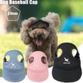 thumbnail image 5 of Mini Canvas Puppy Outdoor Sunscreen Supplies Kitten Dog Hats Cat Baseball Cap Pet Sunbonnet Costume Accessories M BLACK, 5 of 8