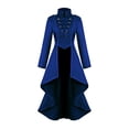 thumbnail image 2 of Chaqueta de Boda Hugo Medieval Tailcoat Punk Trench Coat Traje L, 2 of 4