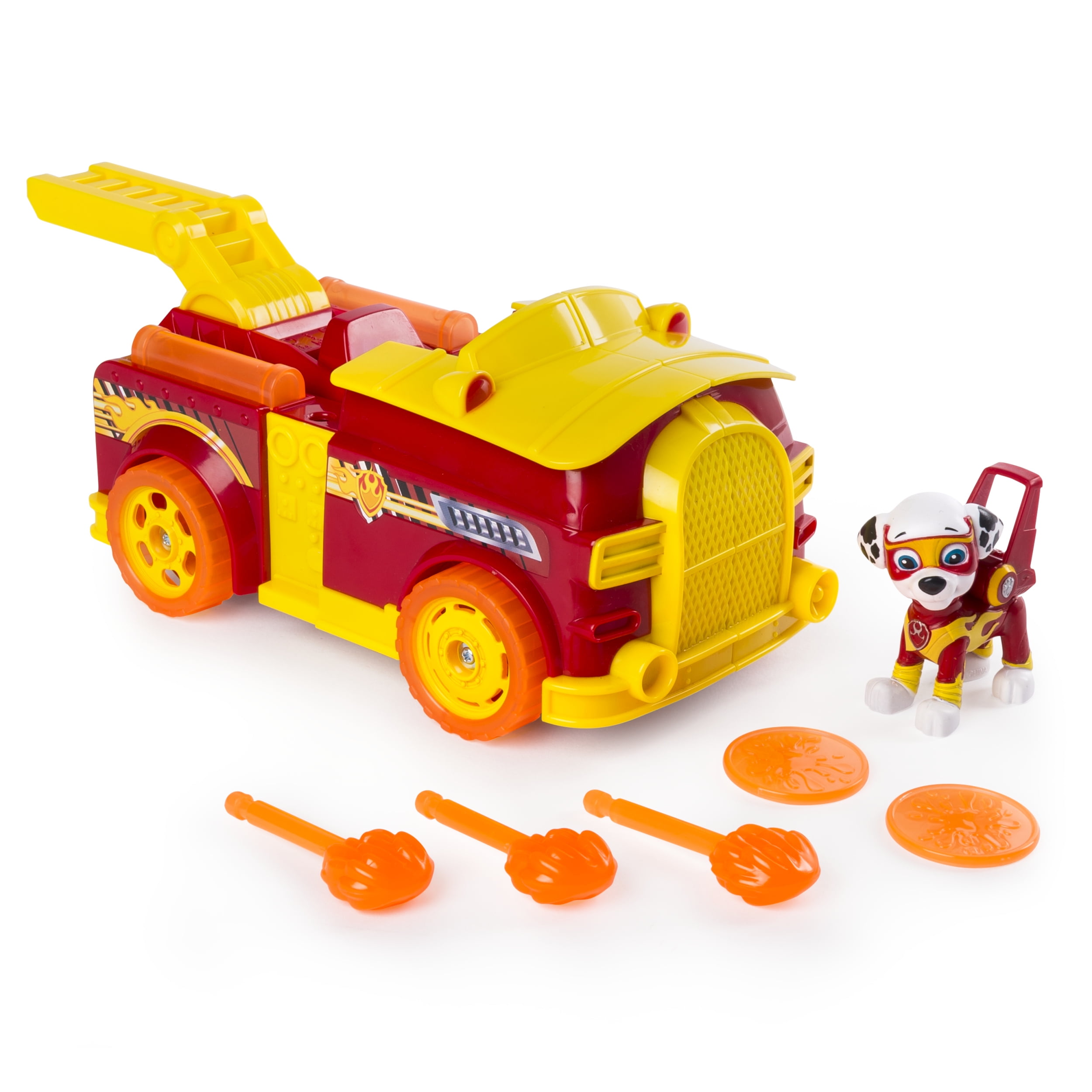 PAW Patrol Mighty Pups - Marshall's Flip & Fly, Transforming Vehicle with Launchers, Walmart Exclusive, for Ages 3 and up - Walmart.com