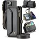 thumbnail image 1 of Funda tipo cartera cruzada para iPhone 13 con soporte RFID, ranuras para tarjetas de carga inalámbrica anticaídas, bolso de hombro de piel sintética con correa ajustable, 1 of 9