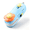 Blue, variant on Rechargeable Bag Heat Sealer 2-in-1 Mini Handheld Snacks Sealer with Cutter & Magnet, Portable for Opening the Package, Sealing Plastic Food Storage Bags