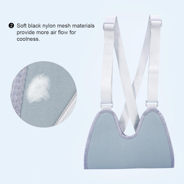 Arm Sling, Forearm Sling, 0.8 X 13.4In Comfortable Adjustable Adults For Shoulder Dislocation Fixed Shoulder Shoulder Strain