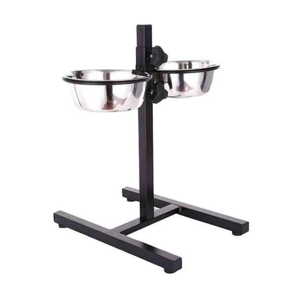 GROWTH TANK Elevated Pet Bowls Height Adjustable Dog Raised Bowl Water Food Bowls for Indoor 23cmx7cm