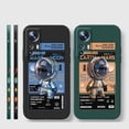 thumbnail image 4 of Case For Xiaomi 13 12 12S 11 11T 10 10S 9 8 Pro Ultra Lite Colour Simple Liquid Silicone Case Stylish Luxurious Space Astronauts, 4 of 5