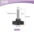 thumbnail image 2 of Uxcell Tee Wing Knobs Thumb Screws Clamping Screw Knob 4Pcs M8 x 35mm, 2 of 6