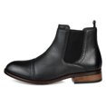 thumbnail image 2 of Vance Mens Garrett Pull-on Cap Toe Chelsea Boot, Widths Available, 2 of 8