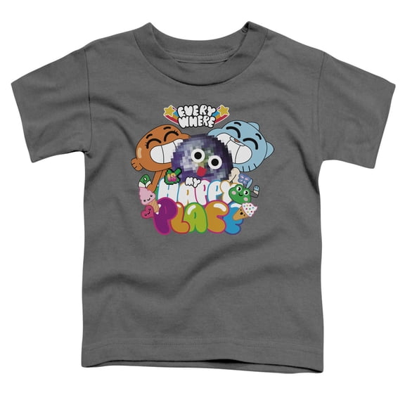 Amazing World Of Gumball - Happy Place - Toddler Short Sleeve Shirt - 4T