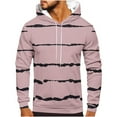 thumbnail image 1 of Styesk Chemises pour Hommes Mode Décontractée Col Rond Poches Dégradé Imprimé Chandail à Manches Longues Chandail à Capuche, 1 of 4