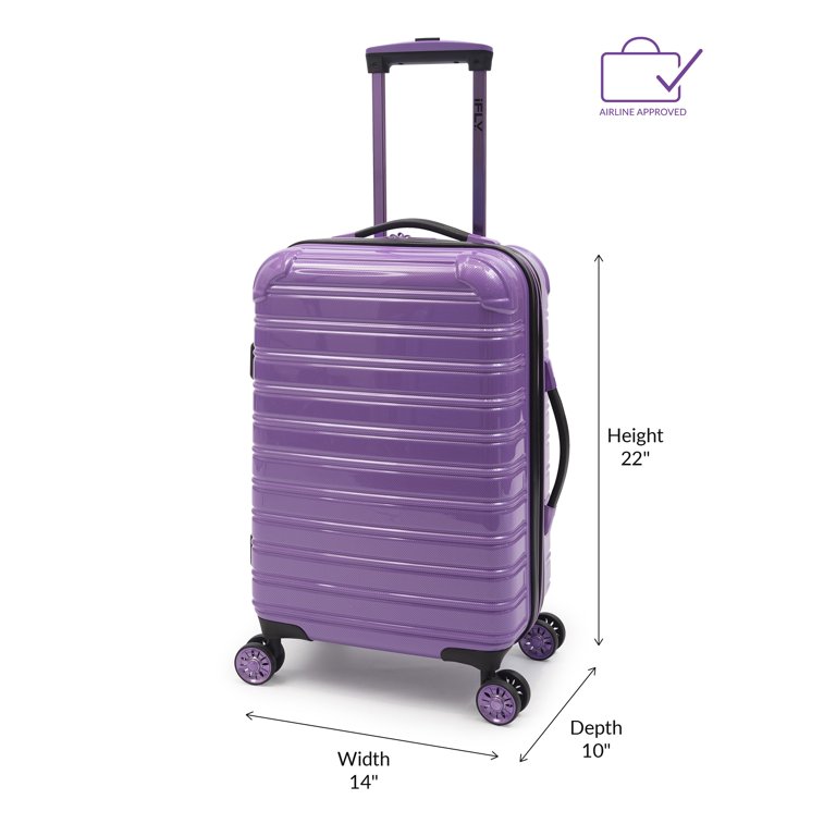 IFLY Hardside Fibertech Carry On Luggage 20, Sunny Sky