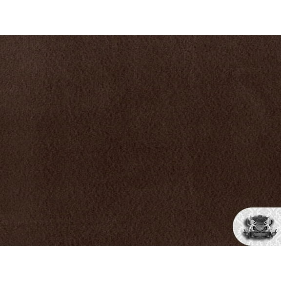 Minky Solid BROWN Fabric By the Yard