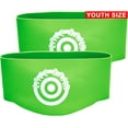 thumbnail image 2 of Unique Sports Lace Bands Cleat Lace Covers, Youth - Neon Green, 2 of 2