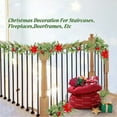 thumbnail image 6 of HomeKingdee Christmas Garland, Realistic Soft Thick Green Faux Cedar Pine Garland with Red Berries Cypress Berry Garland for Crafting, Home Fireplace Wall Decoration, 6 of 6