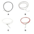 thumbnail image 3 of keepw Necklace Choker Rope Polyester Bracelet Beading Cord DIY Pendant Extender String Chain Jewelry Findings Accessory White, 3 of 8