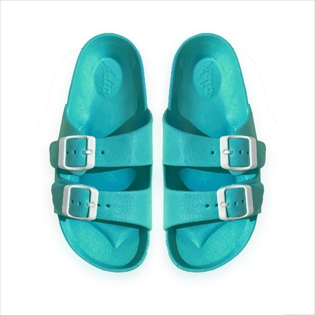 Sandalias Suiz para Mujer, Turquesa Talla 21