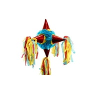 Red Satellite Star Party Pinata, Traditionally Handcrafted