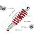 thumbnail image 3 of Amortiguador trasero de 260mm, repuesto ajustable Mono de 10-1/4 pulgadas para SDG SSR Lifan 110cc 125cc 140cc 200cc 250cc Pit Dirt Bike, 3 of 5