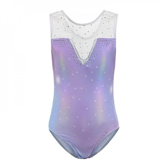 CUTELOVE Gymnastics Leotard for Girls Biketards Sparkly Tank Ballet Unitard Suitable for Dance Class Gymnastic Exercise Stage Performance