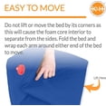thumbnail image 5 of Cool Bed III Dog Cooling Mat, Indoor Outdoor Cooling Beds for Large Dogs, Chilling Pet Pad for in Home, Outdoor Houses, Crates, Yards, Porches - Large 44 X 32in Chill Blue, 5 of 5