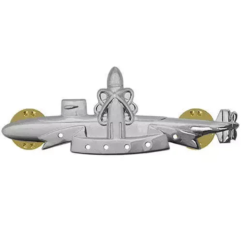 U.S. Navy Submarine Deterrent Patrol Badge SSBN Genuine Regulation Size